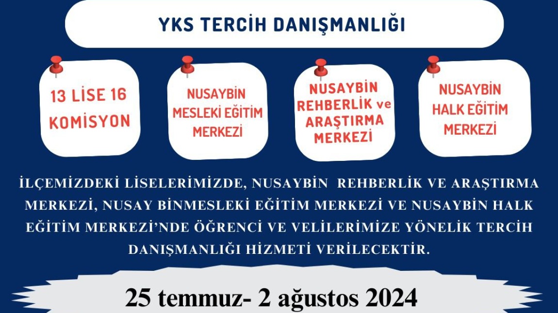 YKS TERCİH DANIŞMANLIĞI